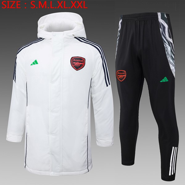 Piumino Arsenal Set Completo 24/25 Bianco